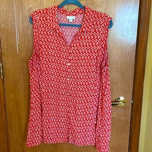 J Jill Womens sleeveless top